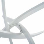 ΤΡΑΠΕΖΙ ΚΟΥΖΙΝΑΣ ΣΤΡΟΓΓΥΛΟ ΜΕΤΑΛ. JAFARU ΛΕΥΚΟ-ΓΥΑΛΙ ΑΣΦΑΛΕΙΑΣ Φ90X75Yεκ.HM8499.03 - Image 5