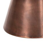 ΤΡΑΠΕΖΙ ΣΑΛΟΝΙΟΥ FODEN HM9721 ΛΕΥΚΟ ΜΑΡΜΑΡΟ TOP ΚΑΙ ΜΕΤΑΛΛΟ Φ77x40Υεκ. - Image 5