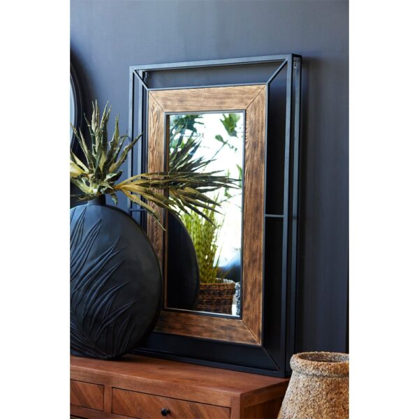 MISTRAS ΚΑΘΡΕΠΤΗΣ ΦΥΣΙΚΟ ΜΑΥΡΟ 80x120 11-0548 - Image 2