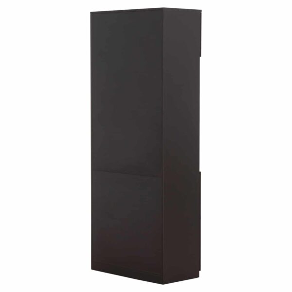 ΒΙΒΛΙΟΘΗΚΗ ΓΡΑΦΕΙΟΥ ΕΠΑΓΓΕΛΜΑΤΙΚΗ ROSEWOOD HM2089 ΜΕΛΑΜΙΝΗ ΓΚΡΙ-WENGE 80Χ40Χ200Υεκ. - Image 5