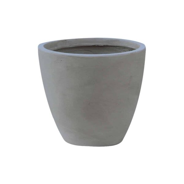 FLOWER POT-3 Cement Grey Φ35x32cm Φ35x32cm - Image 2