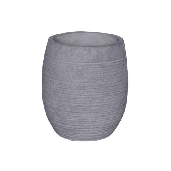 FLOWER POT-8 Απόχρωση Light Grey Wash Φ25x28cm - Image 2