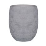 FLOWER POT-8 Απόχρωση Light Grey Wash Φ35x39cm - Image 2