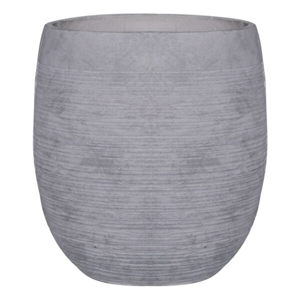 FLOWER POT-8 Απόχρωση Light Grey Wash Φ48x52cm - Image 2