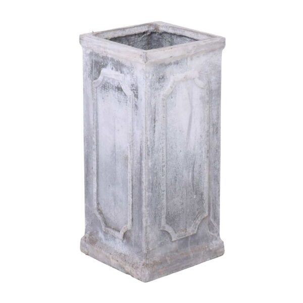 FLOWER POT Απόχρωση White Wash 22x22x47cm 22x22x47cm - Image 2