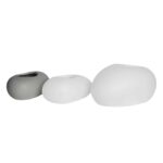 FLOWER POT-ROCK 40x30x19cm, Cement Απόχρωση White 40x30x19cm - Image 2