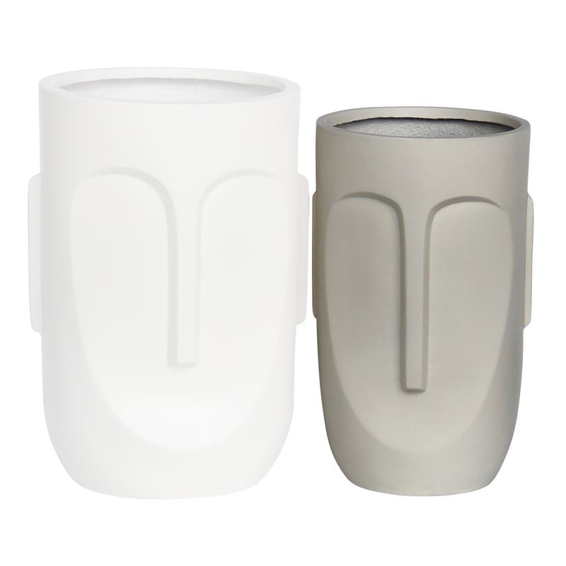 flower-pot-totem-f28x51cm-cement-apochrosi-sand-enlarge FLOWER POT-TOTEM Φ32x52cm, Cement Απόχρωση Sand Φ32x52cm - Image 1