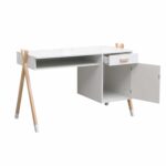 ΓΡΑΦΕΙΟ ΠΑΙΔΙΚΟ PASCHAL HM2496.03 ΜΕΛΑΜΙΝΗ-ΞΥΛΟ ΠΕΥΚΟΥ 120x55x75Υεκ - Image 5