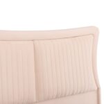 ΚΡEΒΑΤΙ ΔΙΠΛΟ NESTOR HM715 ΜΠΕΖ ΒΕΛΟΥΔΟ ΓΙΑ ΣΤΡΩΜΑ 160x200εκ. - Image 5