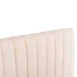 ΚΡEΒΑΤΙ ΔΙΠΛΟ LUTHER HM717 ΜΠΕΖ ΥΦΑΣΜΑ ΓΙΑ ΣΤΡΩΜΑ 160x200εκ. - Image 5