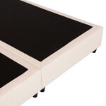 ΚΡEΒΑΤΙ ΔΙΠΛΟ LUTHER HM717 ΜΠΕΖ ΥΦΑΣΜΑ ΓΙΑ ΣΤΡΩΜΑ 160x200εκ. - Image 6