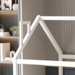 ΚΡΕΒΑΤΙ ΠΑΙΔΙΚΟ ΜΕ ΚΑΓΚΕΛΟ HOUSER HM706.03 τ.MONTESSORI ΞΥΛΟ ΠΕΥΚΟ ΛΕΥΚΟ-190x90εκ - Image 6