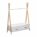 ΚΡΕΜΑΣΤΡΑ ΜΕ ΣΥΡΤΑΡΙΑ ΠΑΙΔΙΚH PASCHAL HM2491.03 ΜΕΛΑΜΙΝΗ-ΞΥΛΟ ΠΕΥΚΟΥ 80x40x130Υεκ