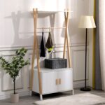 ΚΡΕΜΑΣΤΡΑ ΠΑΙΔΙΚH ΜΕ ΝΤΟΥΛΑΠΙ PASCHAL HM2495.03 ΜΕΛΑΜΙΝΗ-ΞΥΛΟ ΠΕΥΚΟΥ 76x44x170Υεκ - Image 2