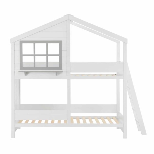 ΠΑΙΔΙΚH ΚΟΥΚΕΤΑ ΣΠΙΤΑΚΙ τ.MONTESSORI COMBO HM707.03 τ.MONTESSORI ΞΥΛΟ ΠΕΥΚΟΥ ΛΕΥΚΟ-90x190εκ - Image 4