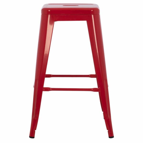 ΣΚΑΜΠΟ ΜΕΣΑΙΟΥ ΥΨΟΥΣ ΜΕΤΑΛΛΙΚΟ MELITA-PRO HM8573.44 ΚΟΚΚΙΝΟ 43x43x67Υεκ. - Image 3
