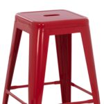 ΣΚΑΜΠΟ ΜΕΣΑΙΟΥ ΥΨΟΥΣ ΜΕΤΑΛΛΙΚΟ MELITA-PRO HM8573.44 ΚΟΚΚΙΝΟ 43x43x67Υεκ. - Image 4