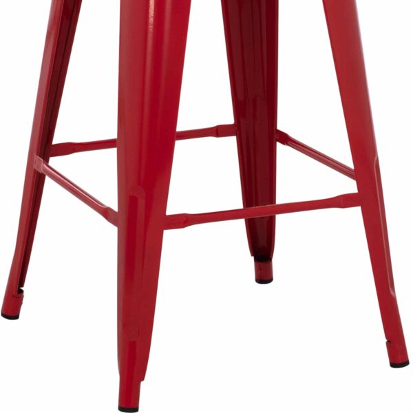 ΣΚΑΜΠΟ ΜΕΣΑΙΟΥ ΥΨΟΥΣ ΜΕΤΑΛΛΙΚΟ MELITA-PRO HM8573.44 ΚΟΚΚΙΝΟ 43x43x67Υεκ. - Image 5