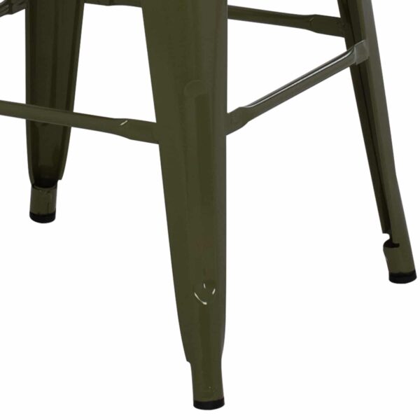 ΣΚΑΜΠΟ ΜΕΣΑΙΟΥ ΥΨΟΥΣ ΜΕΤΑΛΛΙΚΟ MELITA-PRO HM8573.43 DARK OLIVE GREEN 43x43x67Υεκ. - Image 6