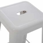 ΣΚΑΜΠΟ ΜΠΑΡ ΜΕΤΑΛΛΙΚΟ MELITA-PRO HM8642.41 ΣΕ ΛΕΥΚΟ ΜΑΤ 43x43x78Υεκ. - Image 5