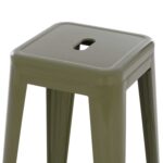 ΣΚΑΜΠΟ ΜΠΑΡ ΜΕΤΑΛΛΙΚΟ MELITA-PRO HM8642.43 ΣΕ DARK OLIVE 43x43x78Υεκ. - Image 4