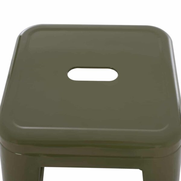 ΣΚΑΜΠΟ ΜΠΑΡ ΜΕΤΑΛΛΙΚΟ MELITA-PRO HM8642.43 ΣΕ DARK OLIVE 43x43x78Υεκ. - Image 5
