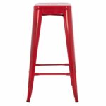 ΣΚΑΜΠΟ ΜΠΑΡ ΜΕΤΑΛΛΙΚΟ MELITA-PRO HM8642.44 ΣΕ ΚΟΚΚΙΝΟ 43x43x78Υεκ. - Image 3