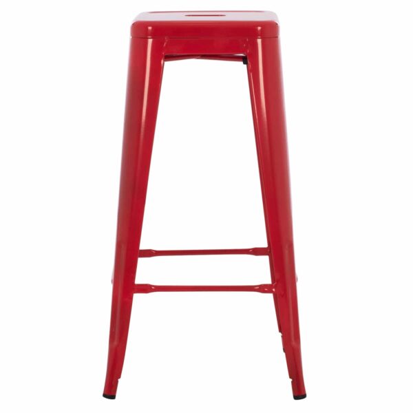 ΣΚΑΜΠΟ ΜΠΑΡ ΜΕΤΑΛΛΙΚΟ MELITA-PRO HM8642.44 ΣΕ ΚΟΚΚΙΝΟ 43x43x78Υεκ. - Image 3