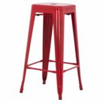 ΣΚΑΜΠΟ ΜΠΑΡ ΜΕΤΑΛΛΙΚΟ MELITA-PRO HM8642.44 ΣΕ ΚΟΚΚΙΝΟ 43x43x78Υεκ. - Image 4