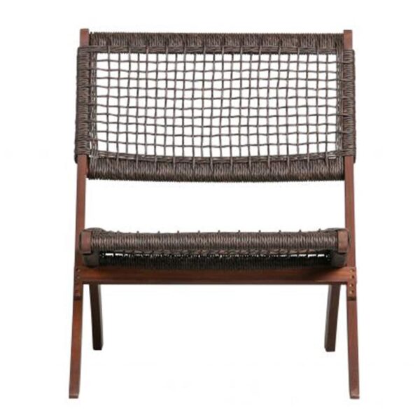 MESH ΚΑΡΕΚΛΑ ΠΤΥΣ/ΜΕΝΟ-Η ΚΑΦΕ ANTIQUE ΚΑΡΥΔΙ 78x60x72.5 22-0179 - Image 4