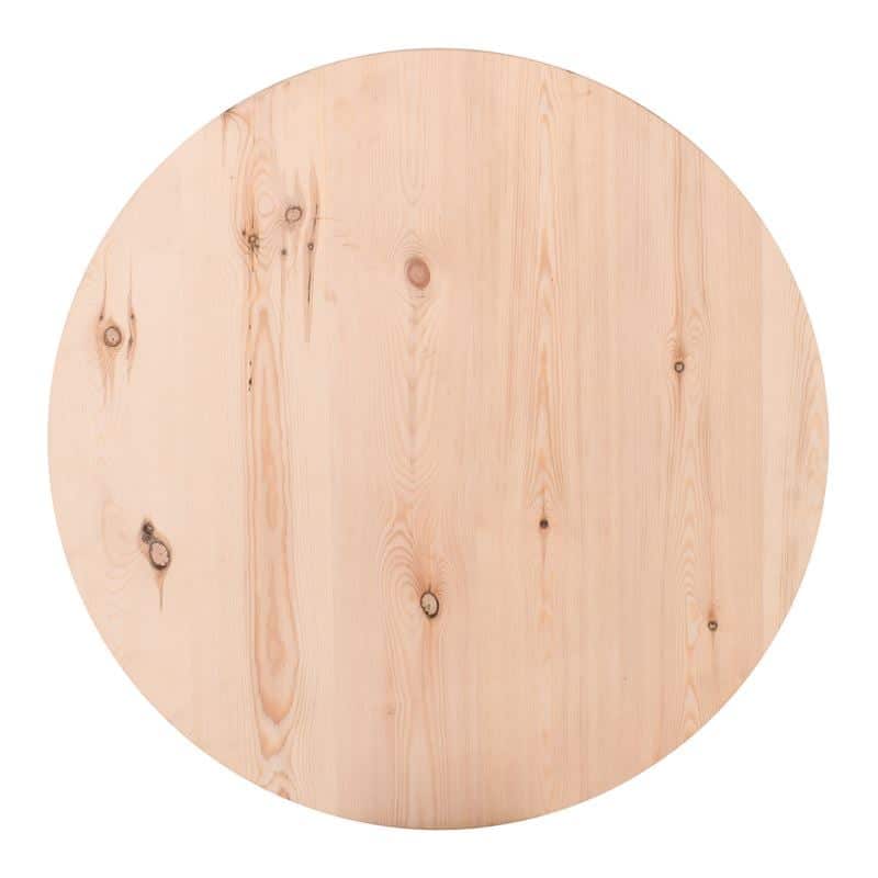 epifaneia-trapeziou-apo-xylo-pefkou-avafo-enlarge Επιφάνεια Τραπεζιού από Ξύλο Πεύκου, Άβαφο Φ80cm/40mm - Image 1