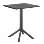 ΤΡΑΠΕΖΙ ΠΟΛΥΠΡΟΠΥΛΕΝΙΟΥ ΤΕΤΡΑΓΩΝΟ TERRIN HM6125.13 ΚΑΦΕ 60x60x75Υεκ.