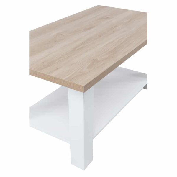 VILLAGE COFFEE TABLE ΛΕΥΚΟ ΦΥΣΙΚΟ 110x60x53 04-0597 - Image 4