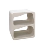 TINOS SIDE TABLE ΛΕΥΚΟ 47x40x53 04-1230