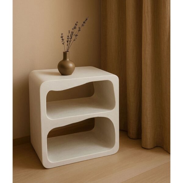 TINOS SIDE TABLE ΛΕΥΚΟ 47x40x53 04-1230 - Image 2