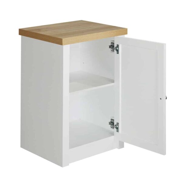 VILLAGE ΚΟΜΟΔΙΝΟ ΛΕΥΚΟ ΦΥΣΙΚΟ 43x37x67 09-1152 - Image 3