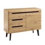 GRIF ΚΟΜΟΤΑ 1ΠΟΡΤΑ 3ΣΥΡΤΑΡΙΑ ΦΥΣΙΚΟ 107x40x87 09-2143