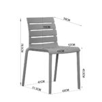 HORIZONTAL ΚΑΡΕΚΛΑ ΛΕΥΚΟ 43x51.5x78.5 27-0162 - Image 5