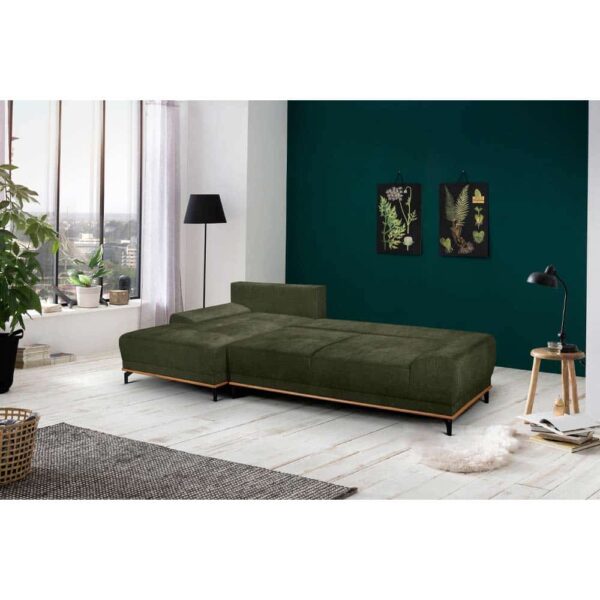 NATURA ΚΑΝΑΠΕΣ ΚΡΕΒΑΤΙ ΓΩΝΙΑ ΑΡΙΣΤΕΡΗ ΛΑΔΙ 283x164x90 70-0401 - Image 2