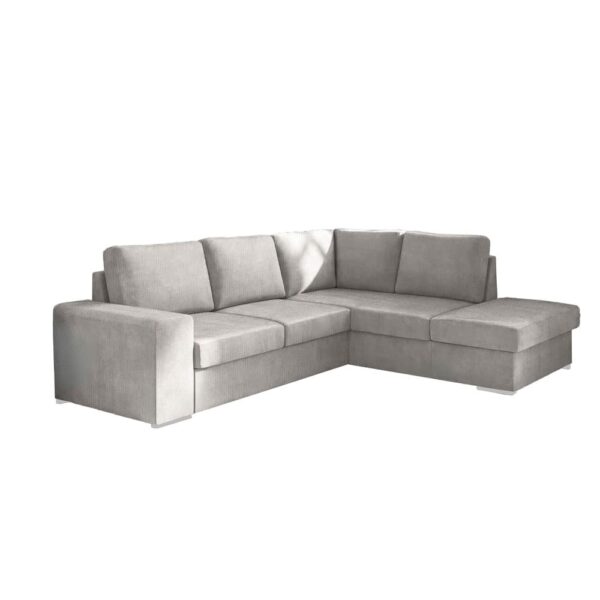 EDDI ΚΑΝΑΠΕΣ ΚΡΕΒΑΤΙ ΓΩΝΙΑ ΔΕΞΙΑ TAUPE 248x213x90 70-0402 - Image 4