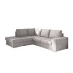 EDDI ΚΑΝΑΠΕΣ ΚΡΕΒΑΤΙ ΓΩΝΙΑ ΑΡΙΣΤΕΡΗ TAUPE 248x213x90 70-0403 - Image 4