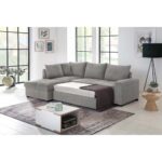 BILL ΚΑΝΑΠΕΣ ΚΡΕΒΑΤΙ ΓΩΝΙΑ ΑΡΙΣΤΕΡΗ ΓΚΡΙ 241x173x94 70-0407 - Image 2