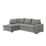 BILL ΚΑΝΑΠΕΣ ΚΡΕΒΑΤΙ ΓΩΝΙΑ ΑΡΙΣΤΕΡΗ ΓΚΡΙ 241x173x94 70-0407 - Image 4