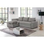 BILL ΚΑΝΑΠΕΣ ΚΡΕΒΑΤΙ ΓΩΝΙΑ ΑΡΙΣΤΕΡΗ ΓΚΡΙ 241x173x94 70-0407 - Image 5