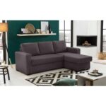 ALDO CRISTIANO ΚΑΝΑΠΕΣ ΚΡΕΒΑΤΙ ΓΩΝΙΑ ΑΝΑΣΤΡΕΨΙΜΗ ΓΚΡΙ 220x150x88 70-0408 - Image 3