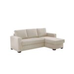 ALDO CRISTIANO ΚΑΝΑΠΕΣ ΚΡΕΒΑΤΙ ΓΩΝΙΑ ΑΝΑΣΤΡΕΨΙΜΗ OFF WHITE 220x150x88 70-0409 - Image 4