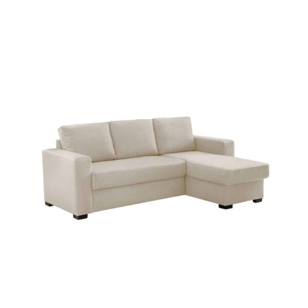 ALDO CRISTIANO ΚΑΝΑΠΕΣ ΚΡΕΒΑΤΙ ΓΩΝΙΑ ΑΝΑΣΤΡΕΨΙΜΗ OFF WHITE 220x150x88 70-0409 - Image 4