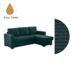 ALDO CRISTIANO ΚΑΝΑΠΕΣ ΚΡΕΒΑΤΙ ΓΩΝΙΑ ΑΝΑΣΤΡΕΨΙΜΗ ΠΡΑΣΙΝΟ 220x150x88 70-0410