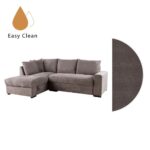 BILL ΚΑΝΑΠΕΣ ΚΡΕΒΑΤΙ ΓΩΝΙΑ ΑΡΙΣΤΕΡΗ TAUPE 241x173x94 70-0413