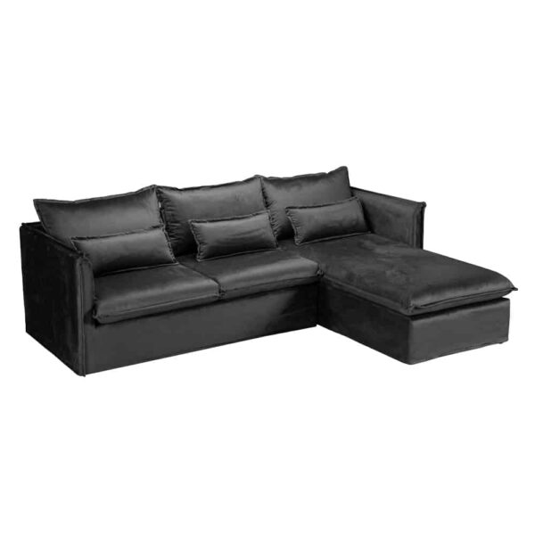 ONE ONLY ΚΑΝΑΠΕΣ ΓΩΝΙΑ ΔΕΞΙΑ ΓΚΡΙ 258x180x90 71-0068 - Image 3